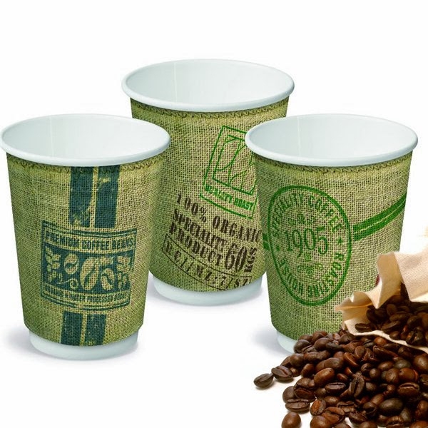 Double-walled paper cups